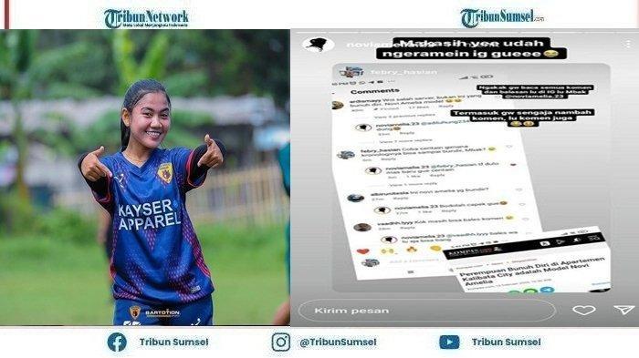 Model Novi Amelia Tewas Tak Wajar di Jakarta, Netizen Malah Serbu Akun IG Pesepak Bola Novie Amalia
