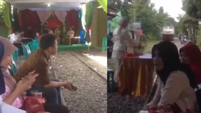 Penjelasan PT KAI soal Video Pernikahan di Rel Kereta Api, Ternyata Terjadi Beberapa Tahun Lalu