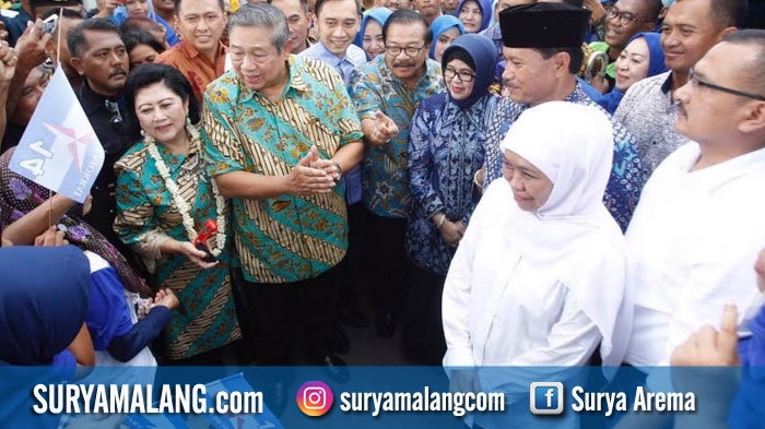 SBY ke Mataraman Kampanyekan Khofifah - Emil