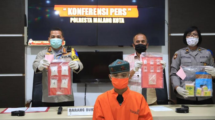 Kurir Narkoba di Blimbing Ditangkap, Satresnarkoba Polresta Malang Kota Dalami Pemasoknya