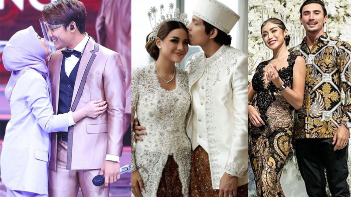 Adu Pesona Rizky Billar & Lesti Kejora vs 5 Pasangan Seleb di Nikahan Aurel, Paling Beda & Memukau