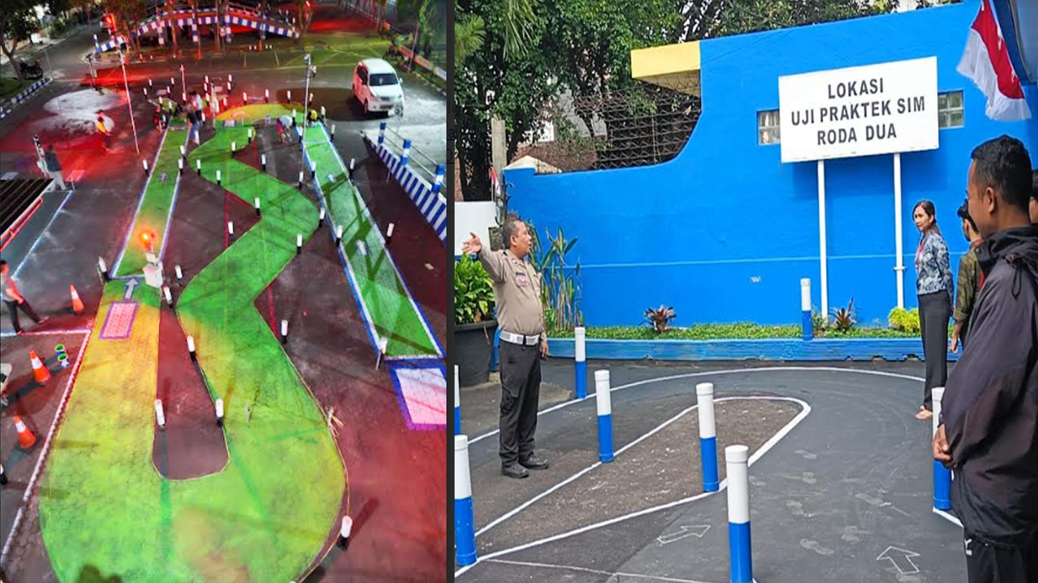 Sayonara Ujian Praktik Pola Angka 8 SIM C, Diganti Jalur Model SIrkuit , Ini Penjelasan Polda Jatim