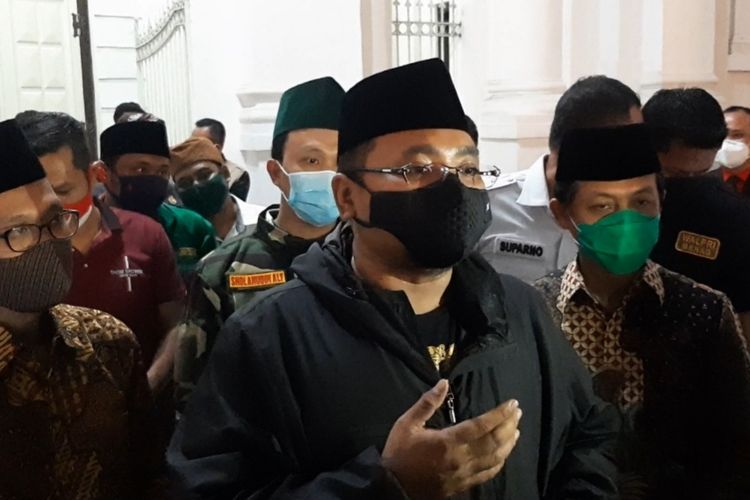 Menteri Agama untuk Semua Agama, Gus Yaqut Sambangi Gereja Blenduk Semarang pada Misa Malam Natal