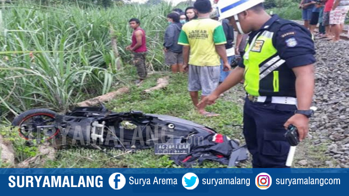 Ibu & Bocah Selamat Saat Motor Ditabrak Kereta Api di Tulungagung, Perempuan Pemboceng Tewas