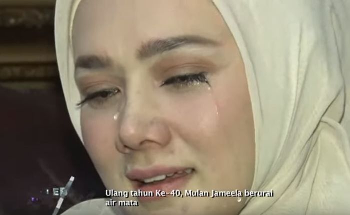 Mulan Jameela Meratapi Nasib saat Ulang Tahun ke-40, Berurai Air Mata & Kesepian Tanpa Ahmad Dhani