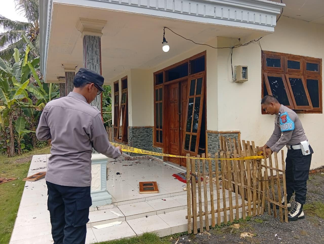 Rumah Warga di Bantur Malang Dilempar Bom Molotov oleh Orang Tak Dikenal