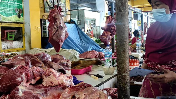 Wabah Penyakit Mulut dan Kuku (PMK) di Jatim Tak Pengaruhi Permintaan Daging Sapi di Madiun