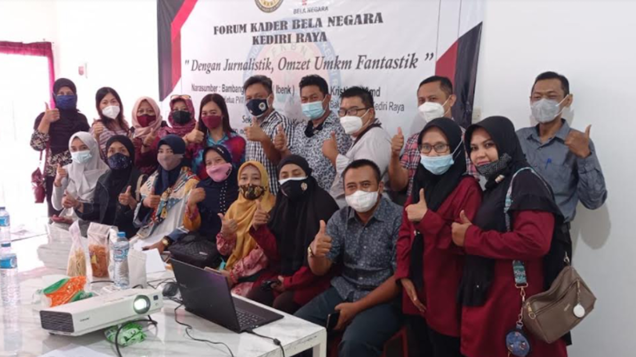 FKBN Kediri Raya Beri Pelatihan Copywriting ke UMKM untuk Pemasaran Produk di Medsos