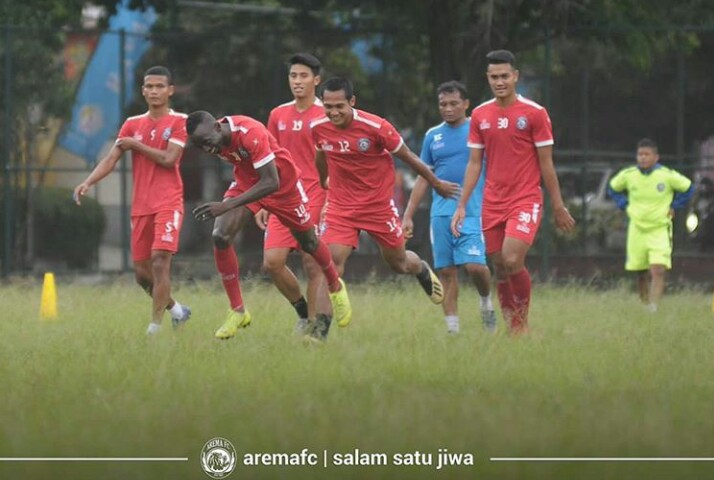 Setelah Libur Sehari, Arema FC Kembali Latihan Untuk Persiapan Lawan Persela Lamongan