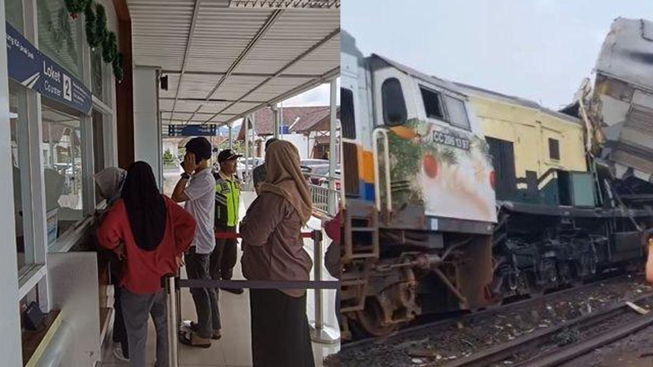 KAI Kembalikan Bea Tiket 100 Persen untuk Pembatalan, Dampak Tabrakan KA Turangga Vs KA Komuter