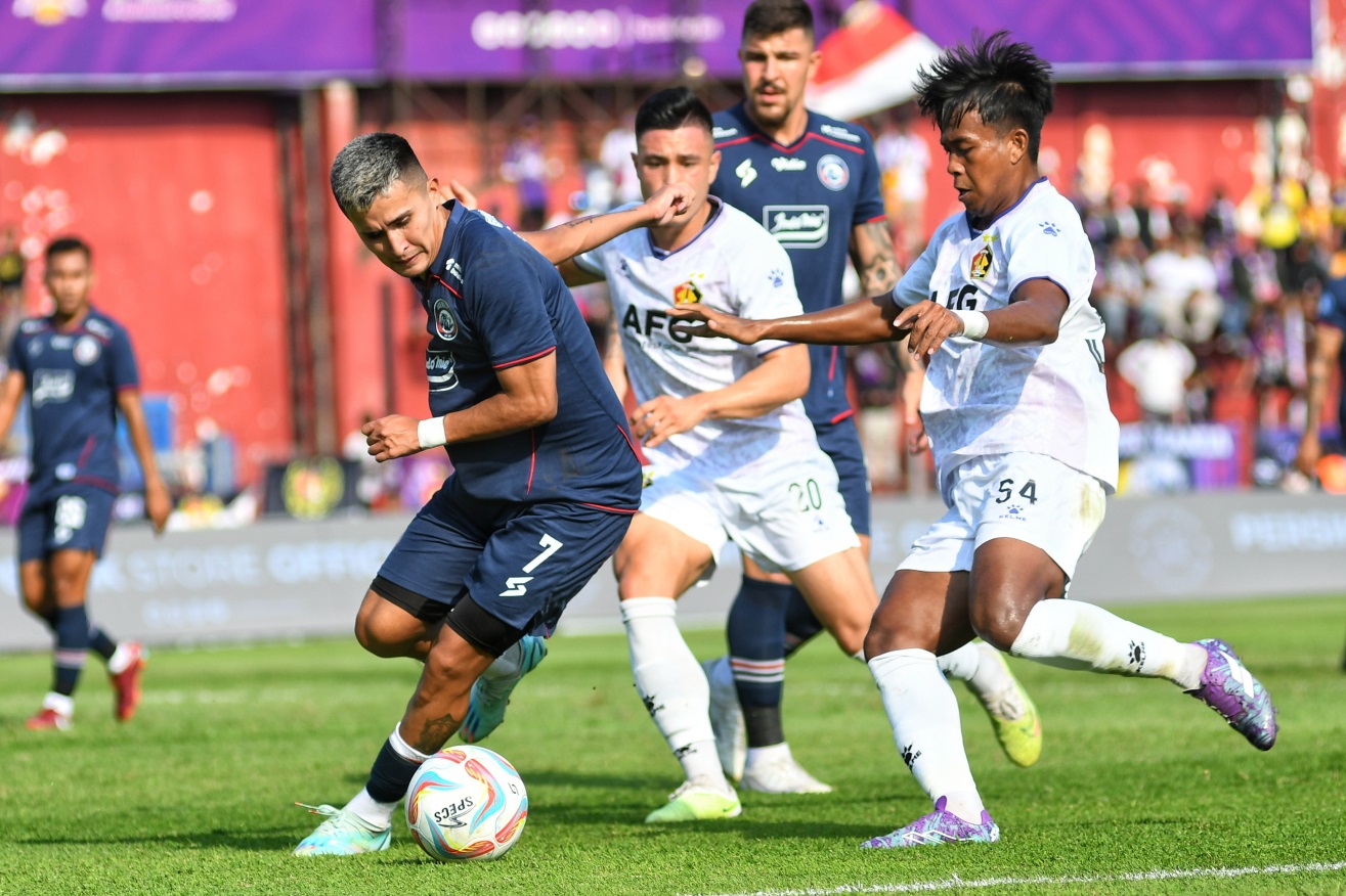 Babak Pertama Persik Vs Arema FC, Singo Edan Tertinggal 2-1