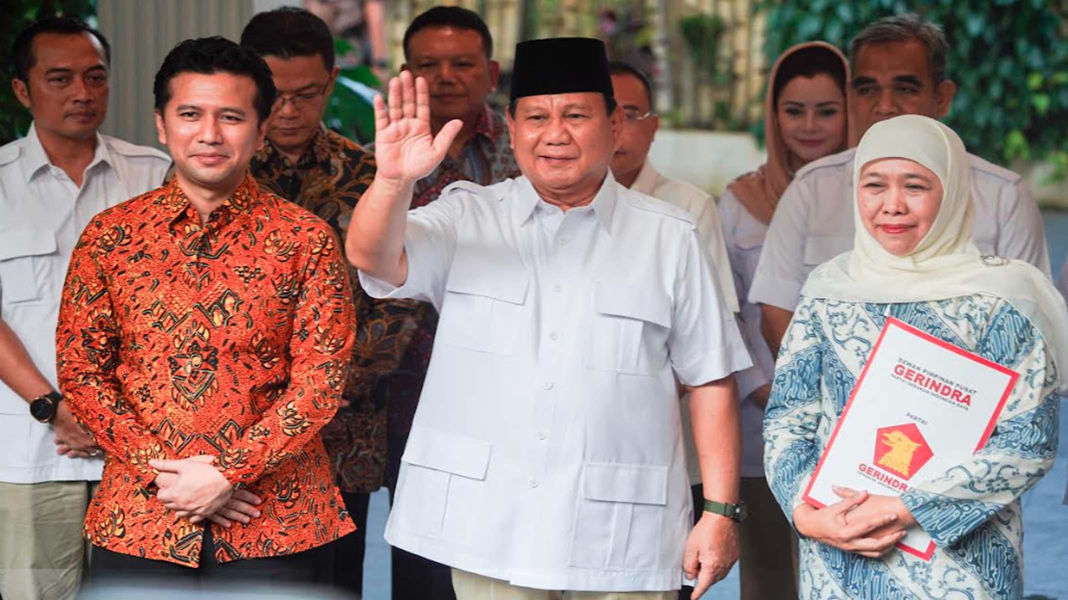 Khofifah Siap Jalankan Mandat Prabowo untuk Menangkan Pilgub Jatim 2024 Usai Terima Rekom Gerindra