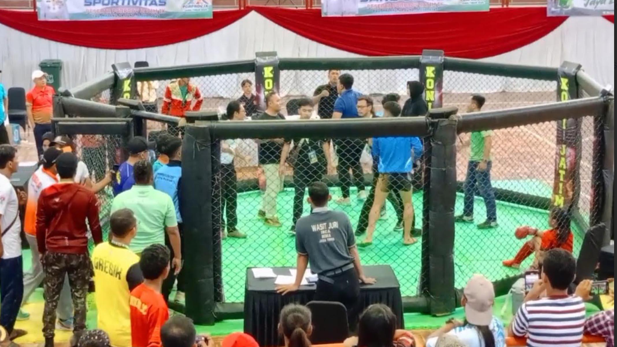 Ricuh di Gelanggang Cabor MMA Porprov Jatim 2025, IBCA MMA Kota Malang Juga Merasa Dirugikan