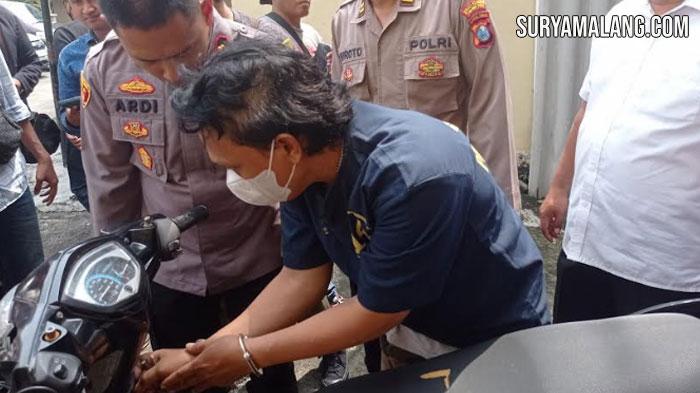 Satpam Pasar di Surabaya Curi Motor Akibat Kecanduan Berjudi