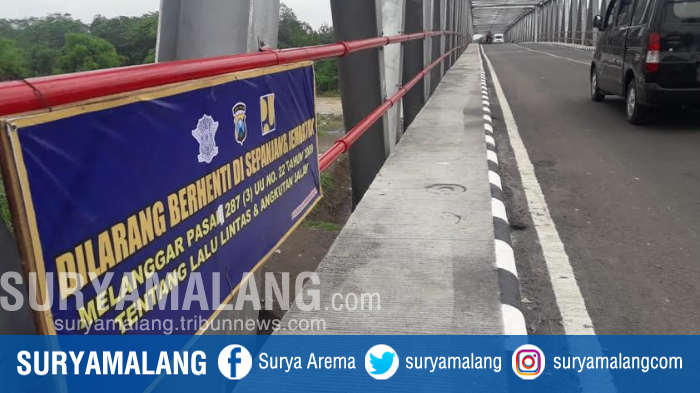 Jembatan Ngujang 2 Dipakai Nongkrong Warga, Polres Tulungagung Akan Berlakukan Tilang