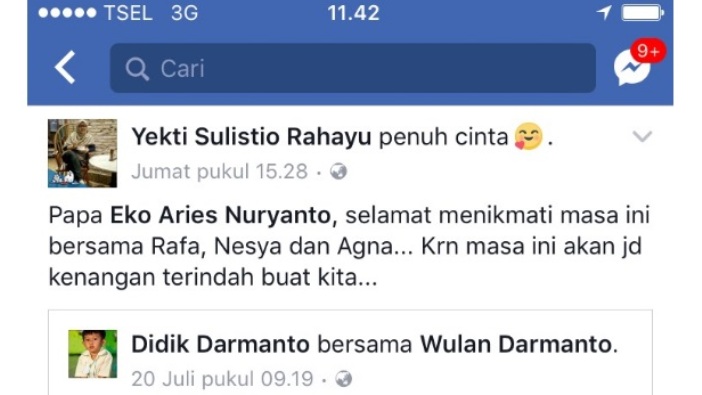 Tulis Status Ini di Facebook . . . Seminggu Kemudian, Wanita Ini Ditinggal Wafat Suami dan Anaknya