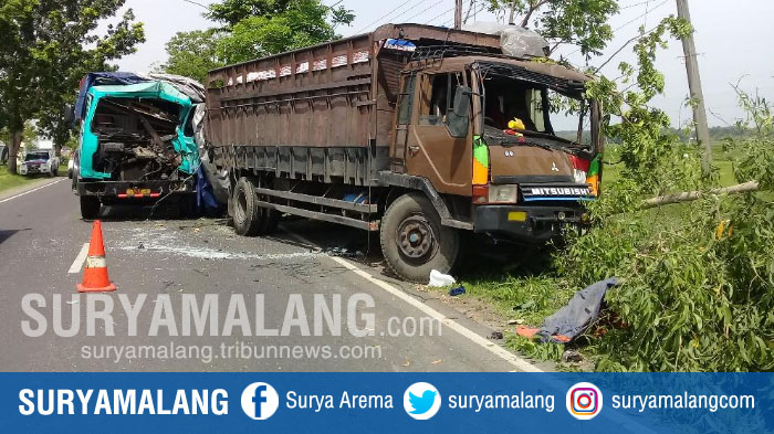 Sutrisno Tewas dalam Kecelakaan yang Libatkan 2 Truk Fuso di Sampang