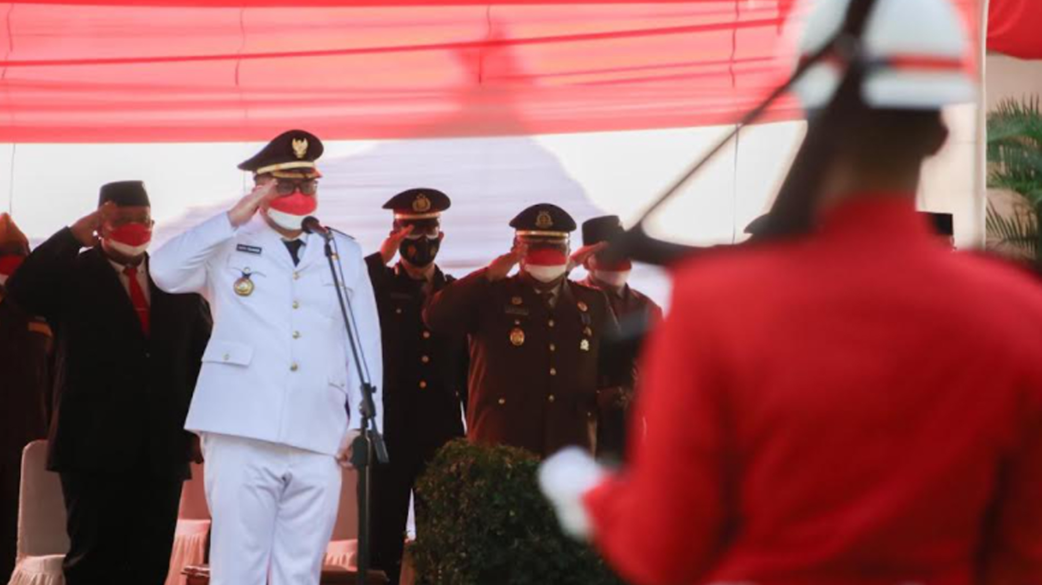 Bupati Kediri Sampaikan Kabar Baik Soal Penangangan Covid-19 dalam Rangka HUT Kemerdekaan RI ke-76