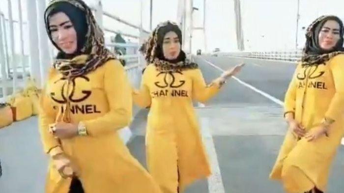 Nasib 3 Emak-emak Viral yang Joget TikTok di Jembatan Suramadu