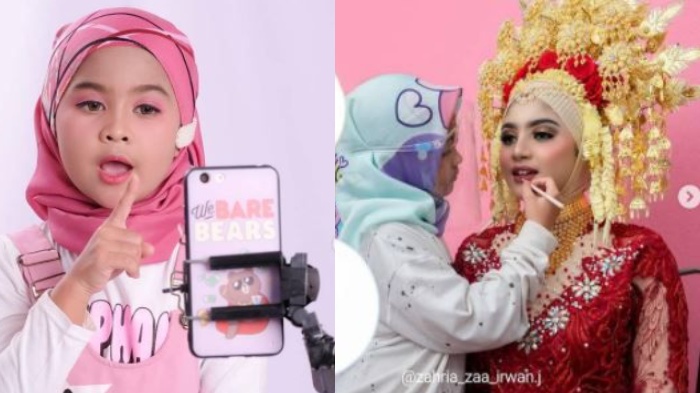 Akun Instagram Zaa, Bocah 9 Tahun yang Sudah jadi MUA, Berawal Tutorial YouTube Kini Kisahnya Viral