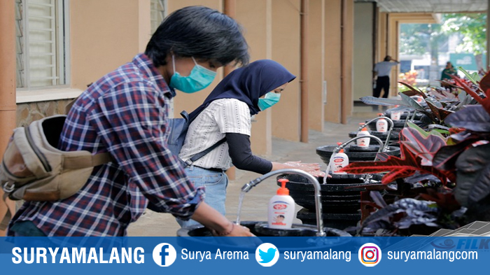 Optimalkan Pencegahan Covid-19, Filkom UB Siapkan 12 Wastafel Saat UTBK-SBMPTN