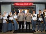 Pelajar Kiriman Polresta Malang Kota Raih Prestasi dalam Duta Kamtibmas Tingkat Provinsi Jatim