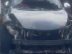 Ledakan Bikin Heboh Warga Candipuro Lumajang, Mobil Nissan Juke Dilalap Api, Diduga Sengaja Dibakar