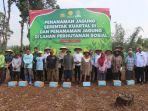 Wujud Dukungan untuk Ketahanan Pangan Nasional, Polres Pasuruan Tanam Jagung di Lahan Perhutanan