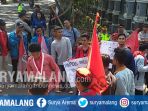Unjuk Rasa di DPRD Kabupaten Malang, GMNI Ingin Kesejahteraan Buruh Diperhatikan