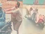 Penjahat Bersarung Terekam CCTV saat Membegal Motor Perempuan di Desa Bilaporah, Bangkalan