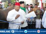 Pemkab Malang Berkurban Tiga Sapi dan 100 Kambing