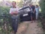 Kamera Mobil Polisi Rekam Aksi Kejar Innova hingga Tabrak Pohon, Bawa Alat Sabu dan Rokok Ilegal