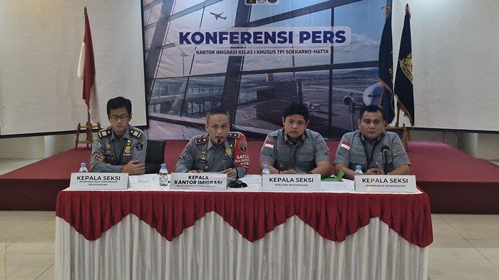 Operasi Jagratara, Kantor Imigrasi Kelas I Khusus TPI Soekarno-Hatta Amankan 5 Warga Negara Asing