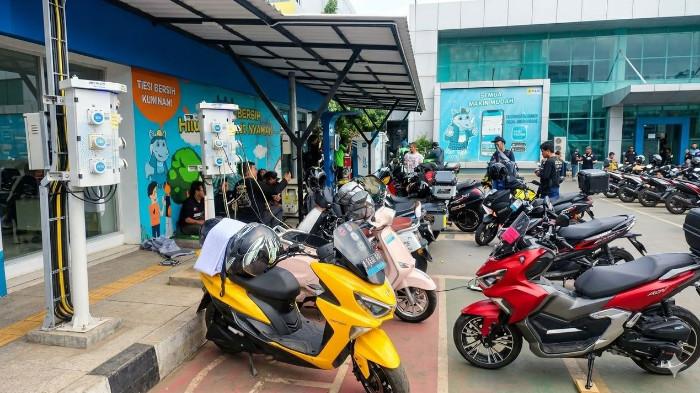 Motor listrik peserta Riding Nusantara 2026