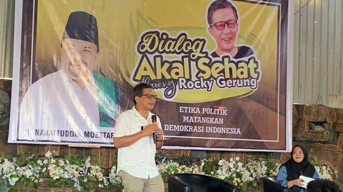 Relawan Jokowi Laporkan Rocky Gerung ke Bareskrim, Polisi Menolak karena Harus Ada Klarifikasi
