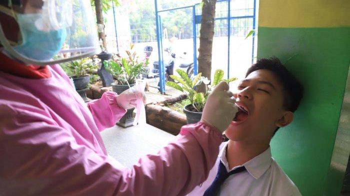 Testing Covid-19 1.073 Pelajar SMP Saat PTM di Kota Tangerang, Begini Hasilnya