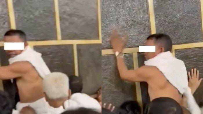 Jemaah Haji Asal Indonesia Bikin Gaduh saat Tawaf, Tepuk-tepuk Ka'bah Sembari Berdoa Minta Uang