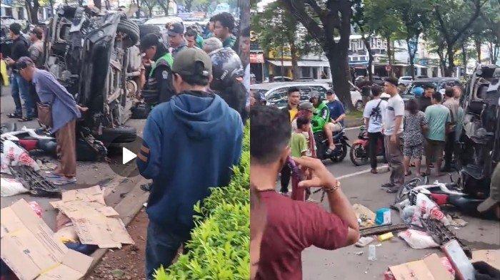 Diduga Kehilangan Konsentrasi, Minibus Tabrak Motor hingga Tewas di Serpong Utara