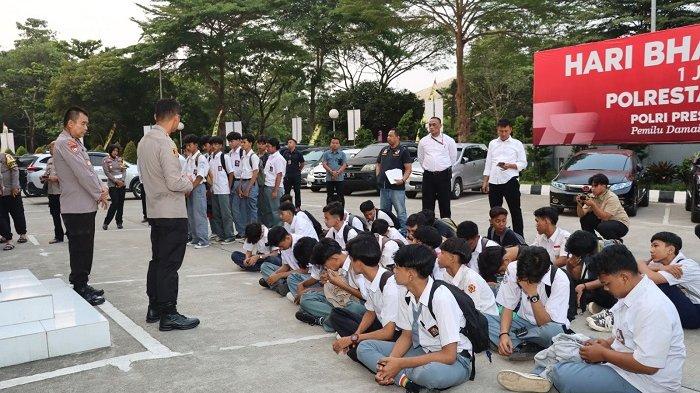 Hari Pertama Masuk Sekolah 69 Pelajar SMA di Kabupaten Tangerang Diciduk Polisi