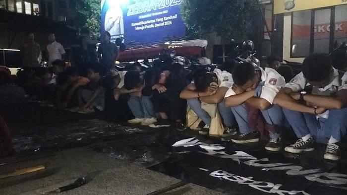 38 Pelajar dari Depok dan Bogor Diamankan Polisi Usai Kedapatan Minum Miras dan Bawa Sajam