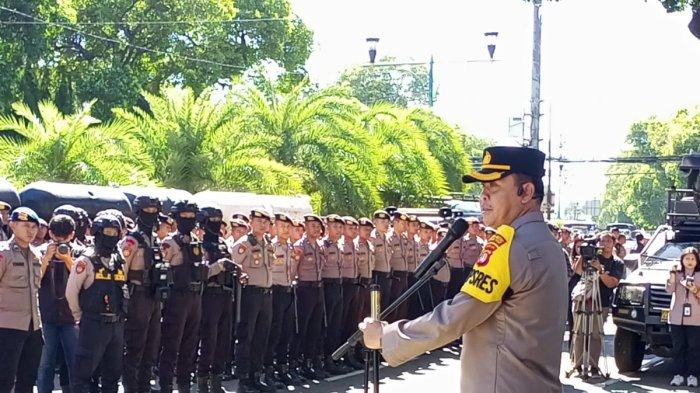 Jelang Penetapan Hasil Pemilu 2024 Ribuan Personel Gabungan Dikerahkan Amankan KPU dan DPR RI