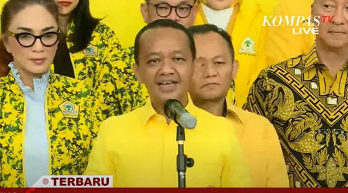 Ketum Golkar Bahlil Lahadalia ke Ade Sumardi: Jangan Khawatir Kami Tidak akan Menukar Warna Baju