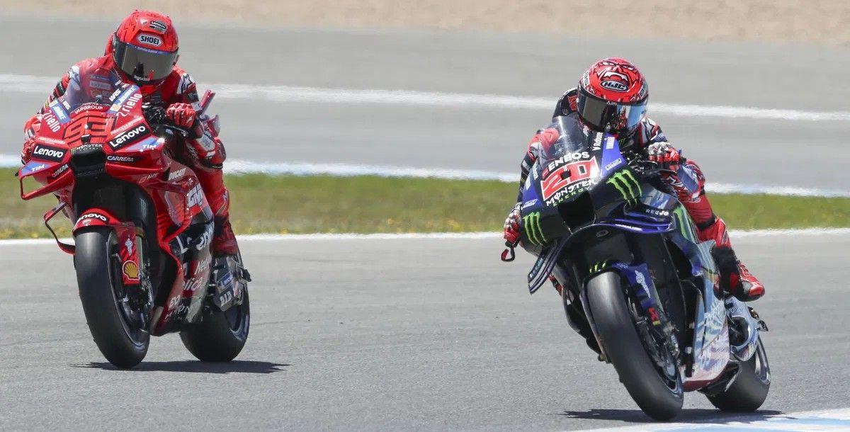 Dominasi Marc Marquez di Balapan Sprint Berlanjut, Quartararo Ungkap Penyebabnya Terjatuh