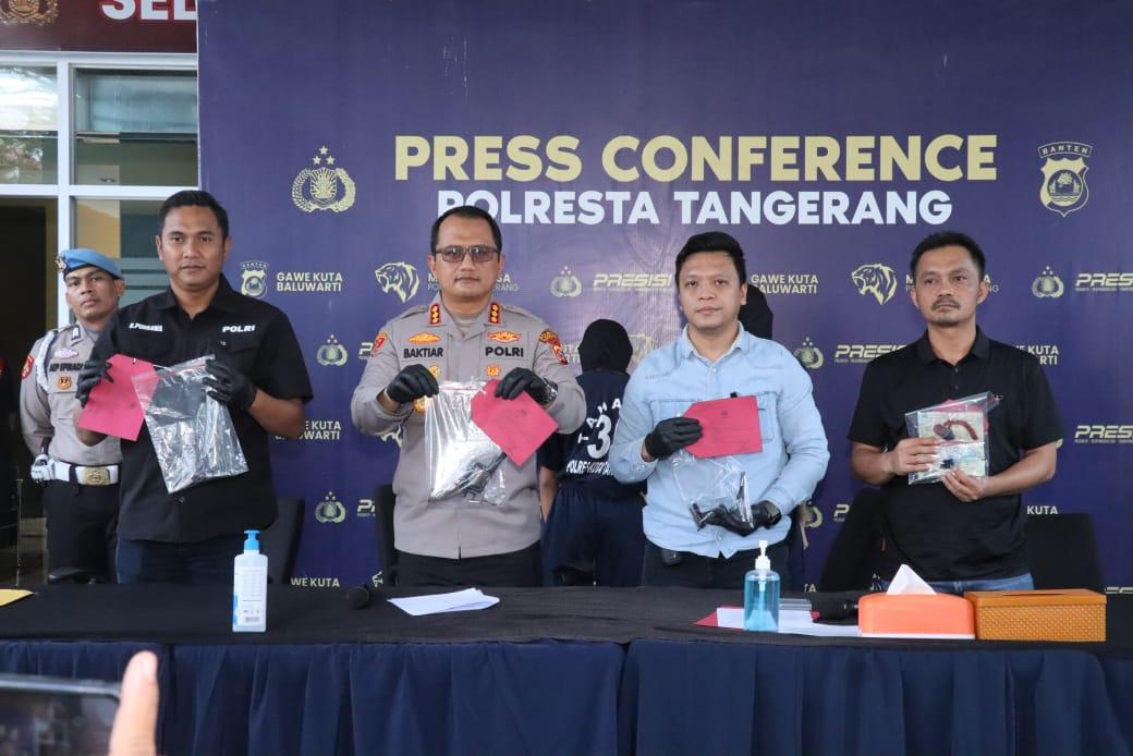 Curi Motor Warga Belasan Kali, Pelaku Curanmor asal Lampung Diringkus Satreskrim Polresta Tangerang