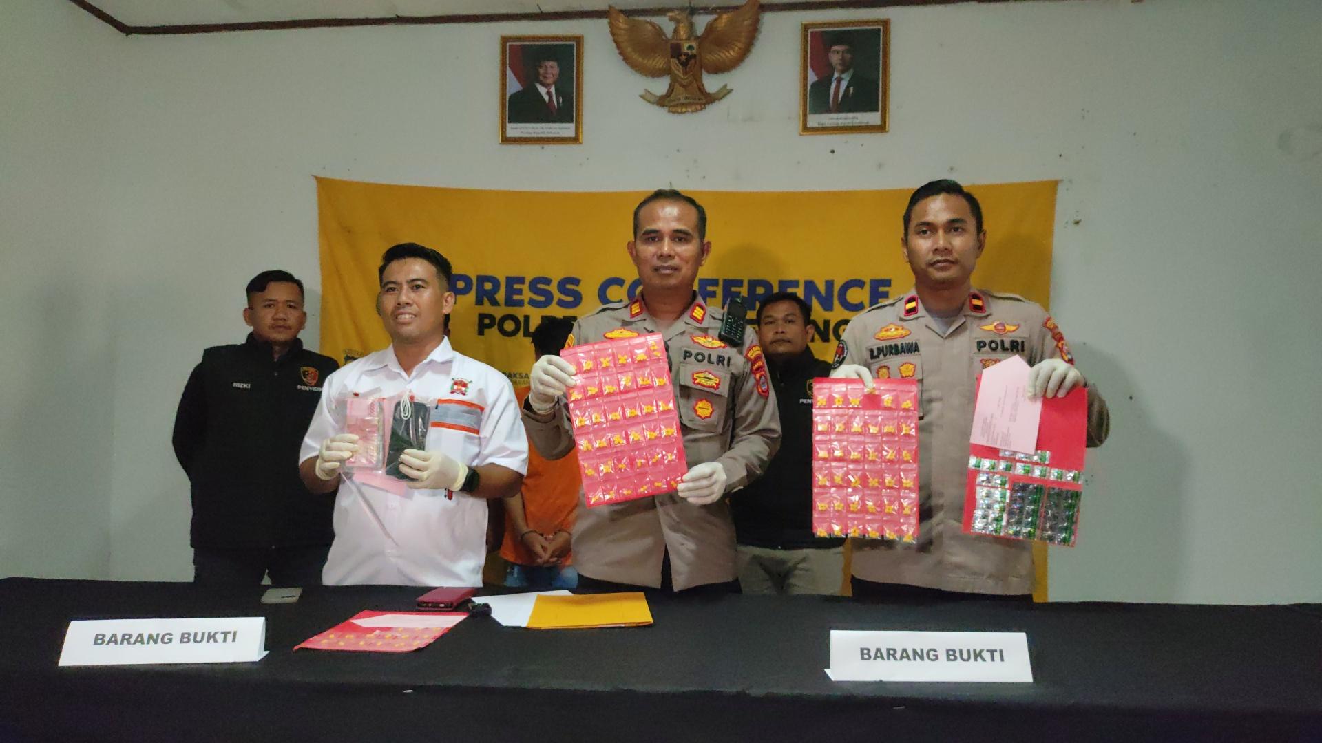 Pengedar Obat Terlarang di Mauk Dibekuk Polisi, Sasar Konsumen di Bawah Umur