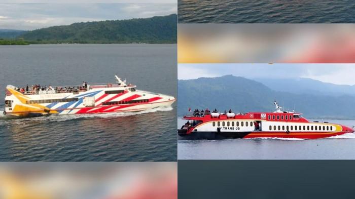 TRANSPORTASI: MV Miko Natalia 88 dan MV Trans JB, dua kapal cepat rute Ternate-Jailolo PP ini berhenti beroperasi
