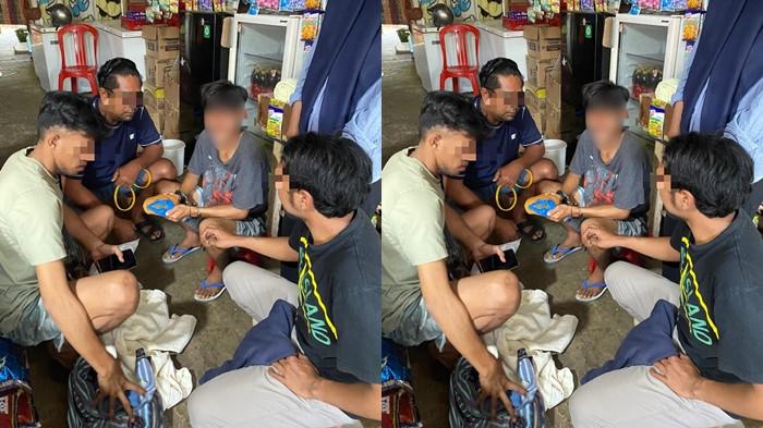 HUKUM: AH alias Ardi 21 tahun, warga Pulau Morotai ditangkap Polisi atas kepemilikan 42,09 gram ganja, Kamis (26/2/2026)