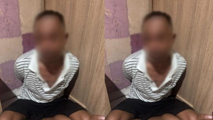 HUKUM: Penampakan AM alias Amir (48), residivis pencurian dari Kota Ternate yang ditangkap di Jakarta.