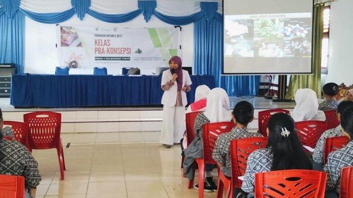 PROGRAM: Antam UBPN Maluku Utara memperingati Hari Kebangkitan Nasional 2026 lewat program CSR untuk kelas Prakonsepsi mencegah stunting di Halmahera Timur, Rabu (20/5/2026)