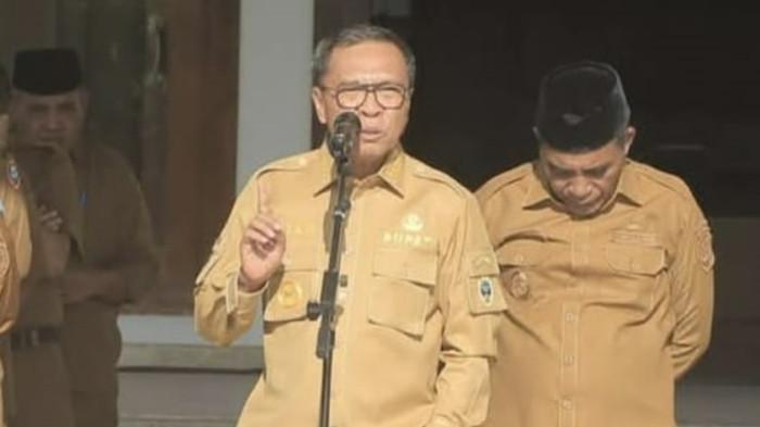 KEBIJAKAN: Bupati Halmahera Tengah Ikram M Sangadji dalam sebuah kesempatan belum lama ini